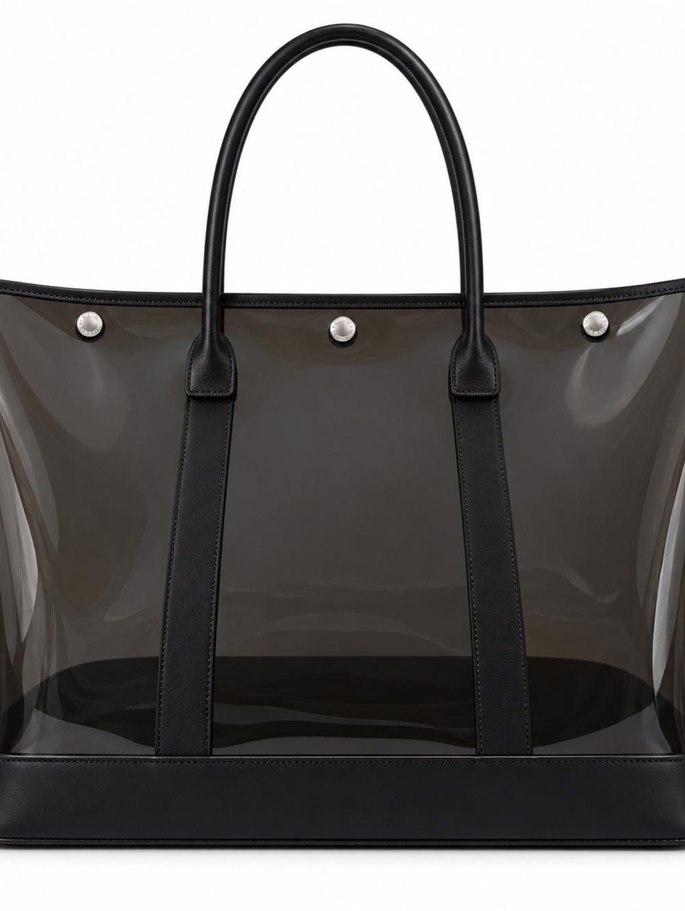 YSL BO SEVERINE E_VINILE GRIGIO FUME'/NERO Tote Bag